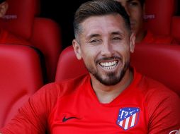 Herrera acumula siete titularidades en 18 jornadas de La Liga con el Atlético de Madrid. EFE / ARCHIVO