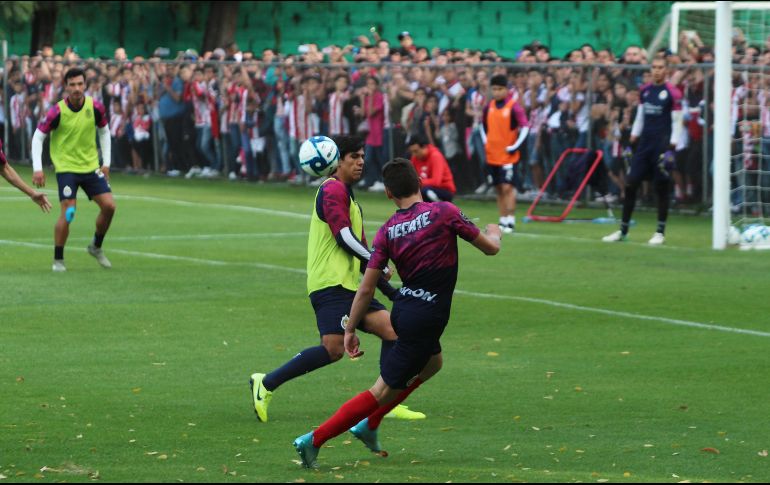 En Verde Valle sonaban los tambores y trompetas, acompañados de cantos de los seguidores. EL INFORMADOR/E. Barrera