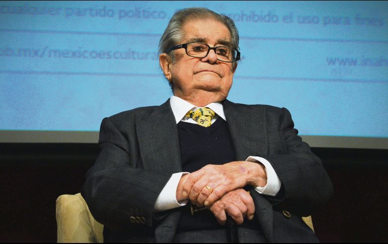 Miguel León-Portilla. Considerado el portavoz de los antiguos mexicanos y defensor de las culturas originarias. CORTESÍA