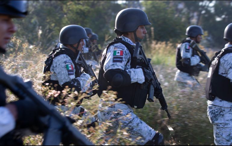 Hasta el momento han llegado dos mil 273 elementos de la Guardia Nacional a Jalisco. EL INFORMADOR/F. Atilano