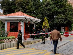 La residencia se cree que alberga a alrededor de una decena de personas asiladas, a las que el gobierno interino de Bolivia acusó ante la Justicia de varios delitos, como terrorismo. AFP / J. Bernal