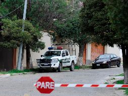Un fuerte cerco policiaco se aprecia en el área. AFP/J. Bernal