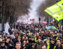 En vísperas del fin de año, las manifestaciones en el país se dirigen hacia un nuevo récord. EFE/C. Petit