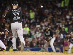 El abridor jalisciense, Austin Bibens-Dirkx, cargó con la derrota. FACEBOOK/CharrosBeisbolOficial