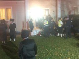 Cinco personas, todas jasídicas, resultaron heridas y fueron llevadas a un hospital, dos de ellas están situación crítica. TWITTER/avitalrachel