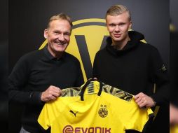 Erling Braut Håland, de Noruega, tiene 19 años y proviene del conjunto austriaco RB Salzburg. TWITTER / @BVB