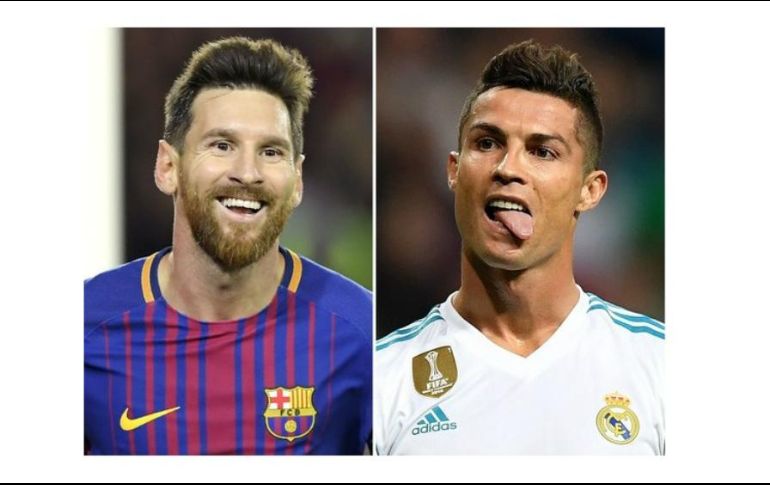 El 11 ideal de la década es encabezado por el portugués Cristiano Ronaldo y el argentino Lionel Messi. AFP / ARCHIVO