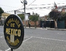 El gobierno de Andrés Manuel López Obrador denunció un excesivo control policial en las afueras de su embajada en La Paz. España se vio implicada repentinamente en esa disputa. EFE/ARCHIVO
