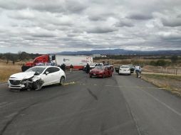 La emergencia provocó el cierre total de la vía durante varias horas. ESPECIAL