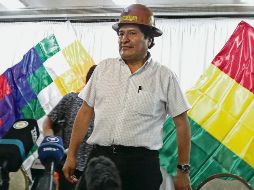 Evo Morales. El ex mandatario impulsa su agenda desde Argentina. EFP
