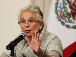 Olga Sánchez Cordero dijo que la embajada de México en Bolivia seguirá trabajando. NTX/O. Aviña