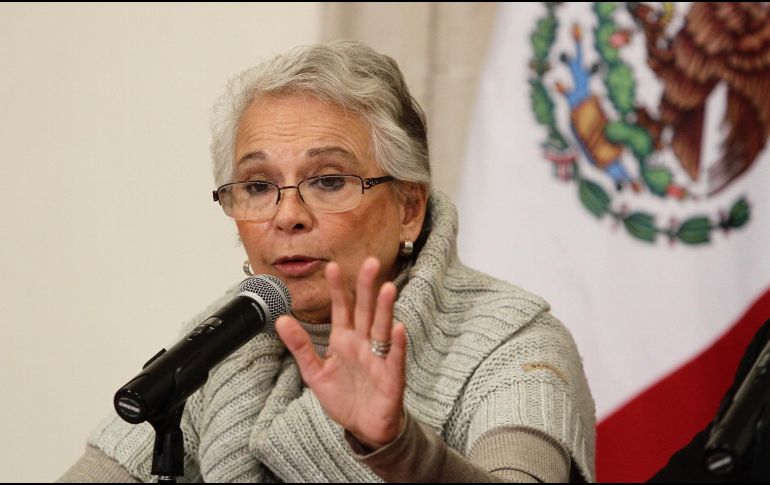 Olga Sánchez Cordero dijo que la embajada de México en Bolivia seguirá trabajando. NTX/O. Aviña