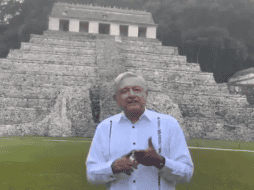 Desde Palenque, el Mandatario grabó un video con motivo del Año Nuevo, donde enlistó diversos logros de su administración. TWITTER / @lopezobrador_
