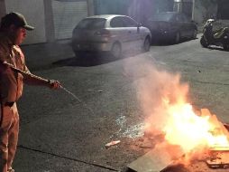 Personal de Protección Civil municipal, explicaron que se logró disminuir en un 56% las quemas de fogatas en el municipio. ESPECIAL/