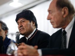 La fiscalía boliviana lo ha acusado entre otras cosas por delitos de sedición, terrorismo, originar disturbios y usurpación de funciones por lo que ya ha emitido una orden de aprehensión en su contra. EFE / J. I. Roncoroni