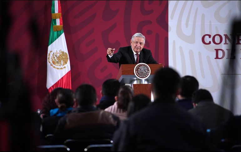 López Obrador aseveró que el T-MEC servirá para que haya mayor inversión extranjera y se generen empleos mejor pagados. EFE / Presidencia