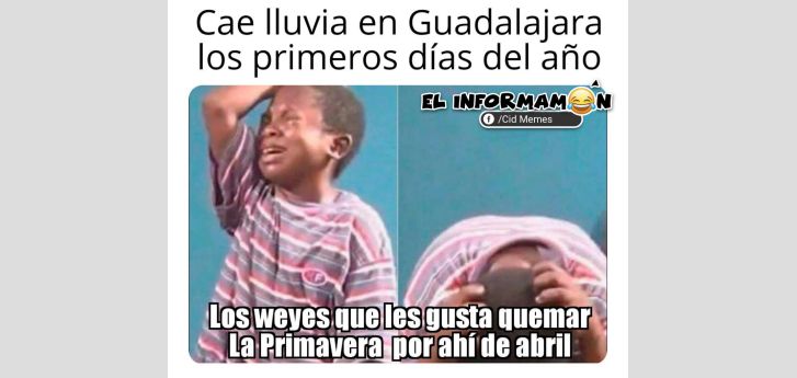 Lluvia en Guadalajara