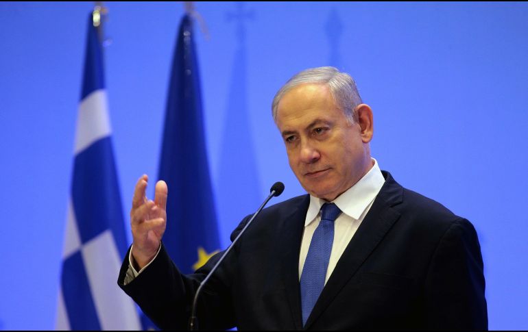 El primer mandatario israelí, Benjamín Netanyahu, decidió adelantar su regreso de Grecia. EFE/P. Saitas