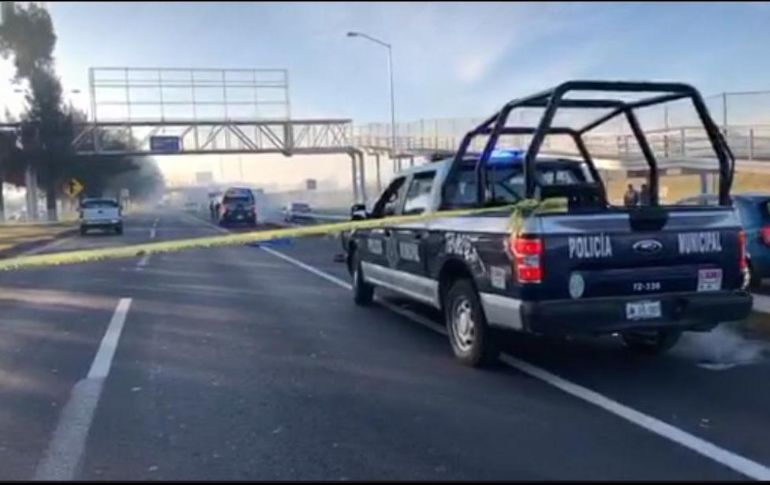 El accidente se registró a las 06:34 horas de este viernes en el cruce con el Boulevard Aeropuerto. ESPECIAL