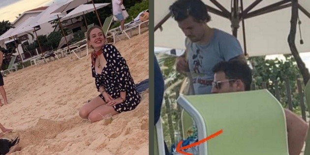 Adele y Harry Styles se re&uacute;nen en el Caribe