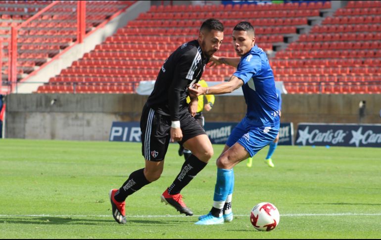 El partido se disputó a tres tiempos de 45 minutos. TWITTER / @atlasfc