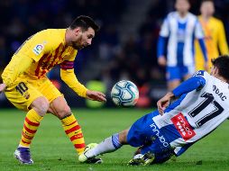Messi no se pudo hacer presente en el marcador. AFP / P. Barrena