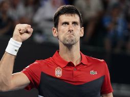 Novak Djokovic venció a Kevin Anderson para darle la victoria al conjunto serbio. EFE/D. Hunt