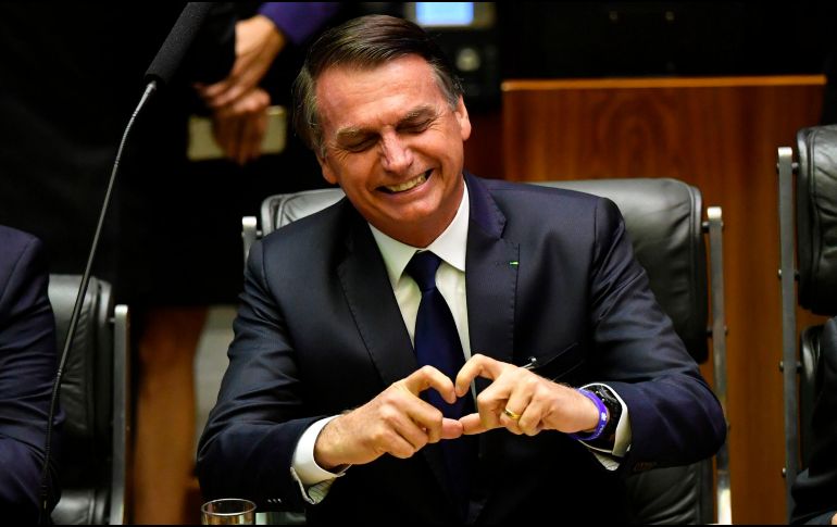 Bolsonaro acusa a la fiscalía de Rio de Janeiro de filtrar a la prensa informaciones sobre los casos en los que sus hijos están involucrados. AFP / ARCHIVO