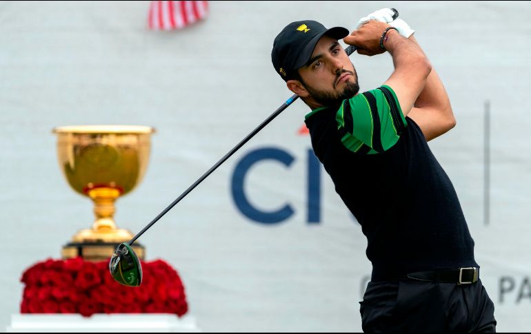 El golfista mexicano Abraham Ancer, ganador del Emirates Australian Open 2018. AFP / ARCHIVO