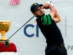 El golfista mexicano Abraham Ancer, ganador del Emirates Australian Open 2018. AFP / ARCHIVO