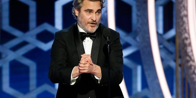 Joaquin Phoenix, el Mejor actor en los Globos de Oro por "Joker"