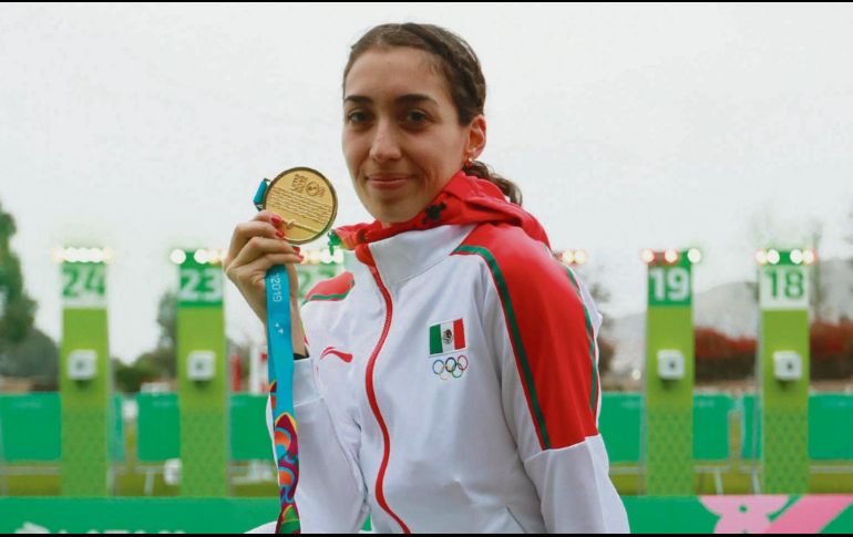 MARIANA ARCEO. La jalisciense fue una de las primeras atletas en lograr su boleto y es una de las cartas fuertes para que México pueda ganar una presea olímpica en la disciplina de pentatlón moderno. NTX