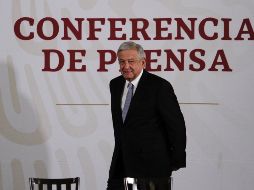 López Obrador dijo que de los dos mil 500 municipios solamente hay sucursales bancarias en mil. NTX / A. Guzmán