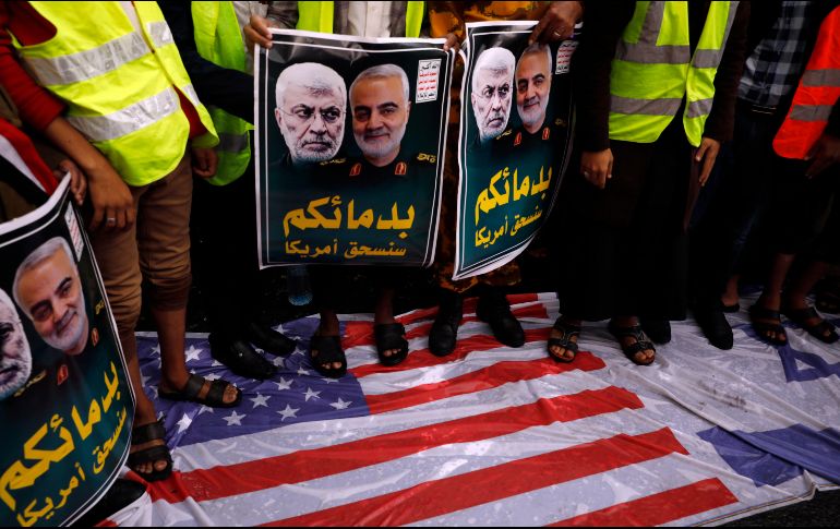 Las relaciones entre EU e Irán se agravaron luego de la muerte del comandante Qasem Soleimaní en un ataque de las tropas estadounidenses. EFE / Y. Arhab