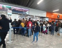 Algunos pasajeros buscaron a personal de Profeco en el Aeropuerto Internacional de Guadalajara, pero esta mañana no estaba operando el módulo de atención. EL INFORMADOR/ J. Velázco