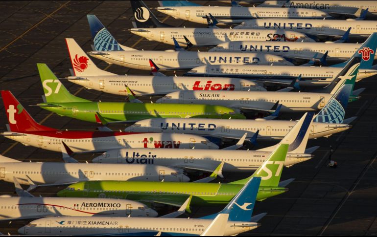 La inmovilización de los 737 MAX afectó las operaciones de aerolíneas de varios países. AFP/ARCHIVO