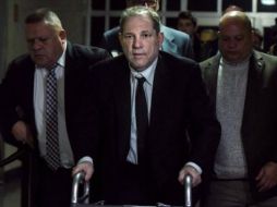 Harvey Weinstein, de 67 años, acudió este lunes al tribunal de Manhattan, Nueva York, en el que será juzgado durante los próximos dos meses. GETTY IMAGES