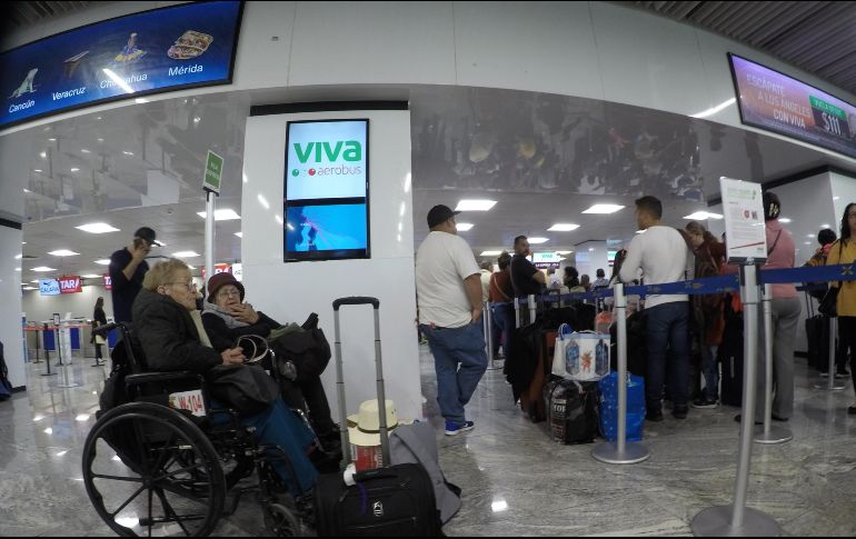 La empresa explica que se prevé que la operación de los vuelos sea regular en los siguientes días. EL INFORMADOR/ A. Camacho