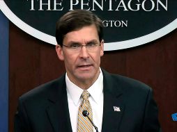 Esper rechazó que entre los objetivos considerados por el Pentágono ante posibles represalias de Teherán figuren monumentos y patrimonio cultural iraní. AP /