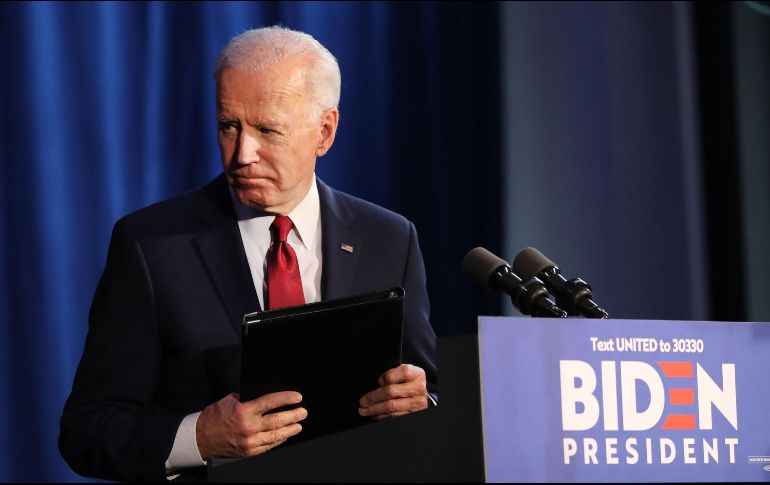 Joe Biden es uno de los políticos que suenan con más fuerza rumbo a las elecciones presidenciales de Estados Unidos. AFP/S. Platt