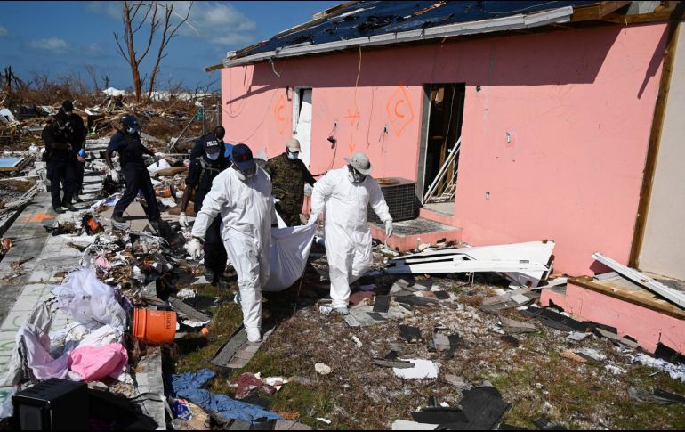 El Ejecutivo de Bahamas defendía hasta finales de noviembre pasado una cifra de 70 fallecidos y 282 personas desaparecidas. AFP / ARCHIVO