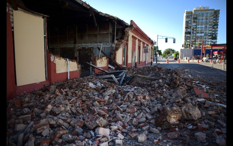 El municipio de Ponce fue declarado el estado de emergencia debido a los daños provocados en siete viviendas.. AP/C. Giusti