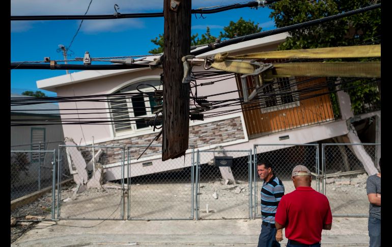 Efectos del movimiento telúrico del lunes en AFP/R. Arduengo