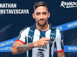 El jugador uruguayo llegó al futbol mexicano en el Apertura 2015 con el Pachuca y fichó con Monterrey para el Clausura 2018. TWITTER/@Rayados