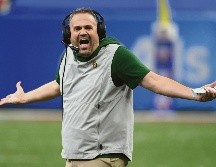 Matt Rhule sólo tiene experiencia como entrenador de futbol americano a nivel colegial. AP • B. Feig
