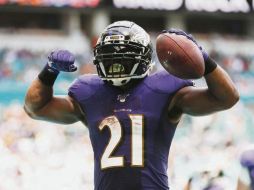 Destacado. Ingram está en su primera campaña como jugador de los Ravens. AFP