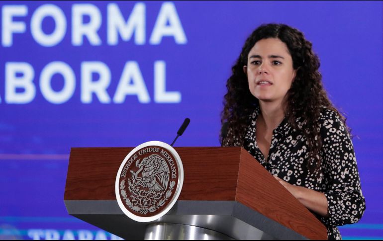 Luisa María Alcalde aseguró que su dependencia vigilará la renovación de la dirección sindical de Petróleos Mexicanos. SUN/I. Stephens