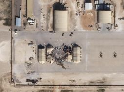 Imágenes muestran daños en base atacada por Irán
