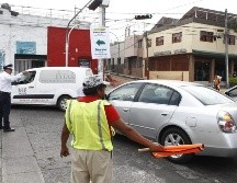 Las obras en la calle Mariano de la Barcena saturaron el tráfico en Jesús García. EL INFORMADOR / A. Camacho