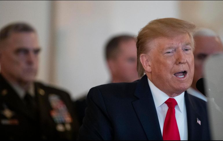 Los demócratas acusan que Trump aprobó la operación contra Soleimaní sin notificar previamente al Congreso. AP/A. Brandon